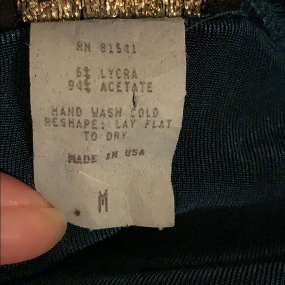 Vtg 80s green Lycra jumpsuit/romper - Picture 8 of 8